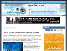 Tablet Screenshot of freechristmusic.com